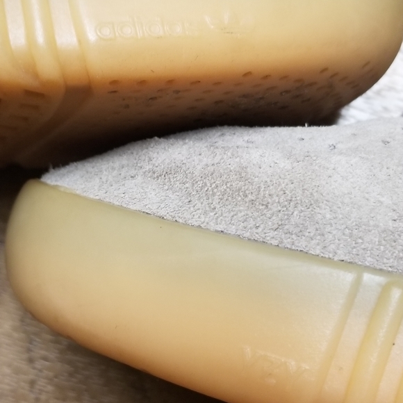 ADIDAS YEEZY BOOST 750 Light Grey/Gum SIZE 12 - Picture 10 of 12